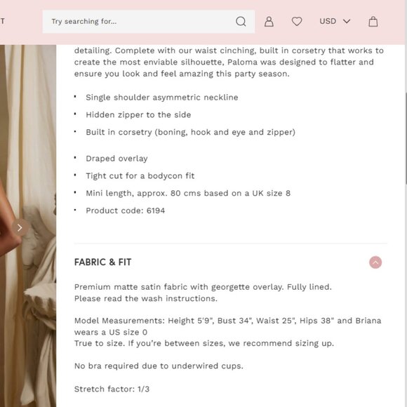 Oh Polly One-Shoulder Mini Dress in Red - Picture 4 of 14